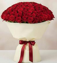 Букет 101 Красная роза Милано в Чистополе