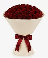 Букет 101 Бордовая роза Блэк Бакарра в Чистополе