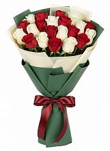 Букет Микс из красных и белых роз #REPLACE_PRED# Чистополе