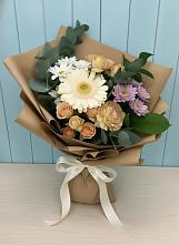 Букет цветов из:  Герберы и Хризантемы в Чистополе