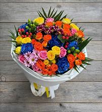 Букет цветов из:  Розы и Хризантемы в Чистополе